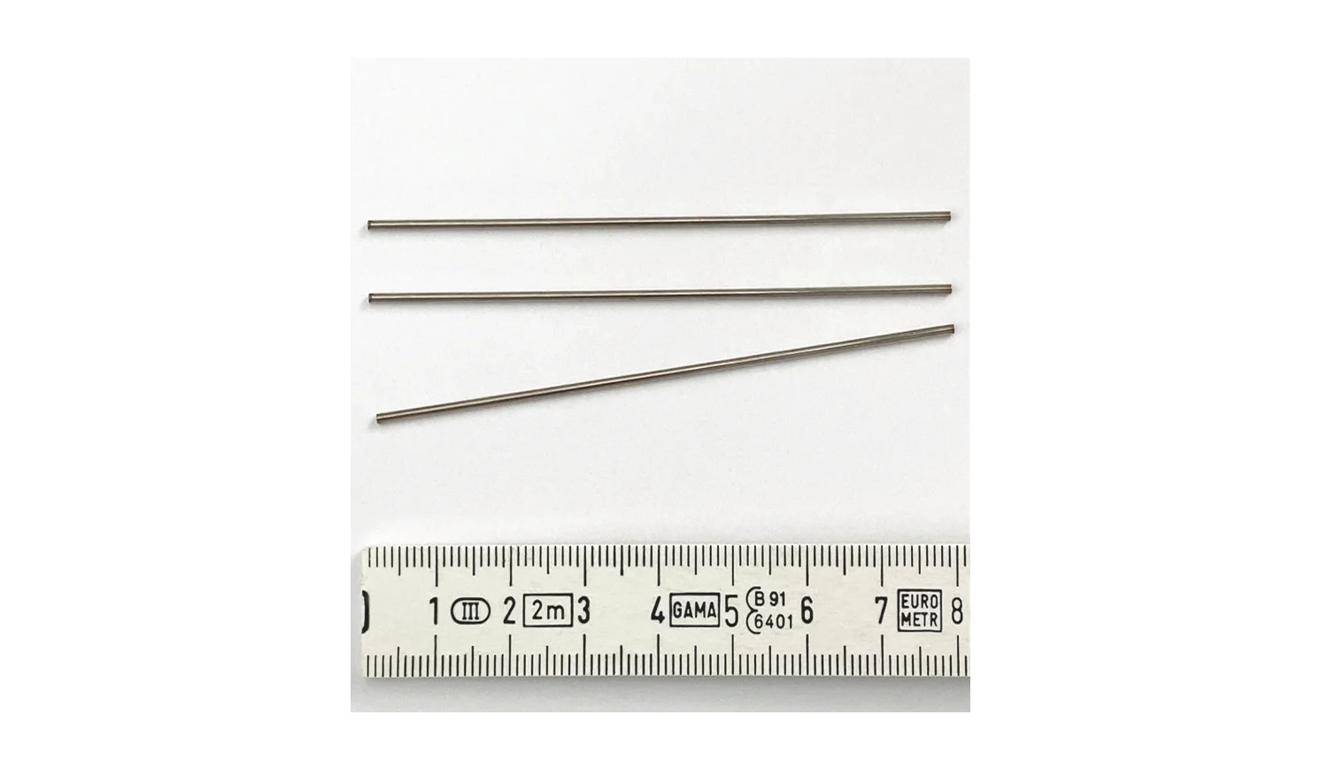 Lot de 3 tubes de 80 mm Ø0,5