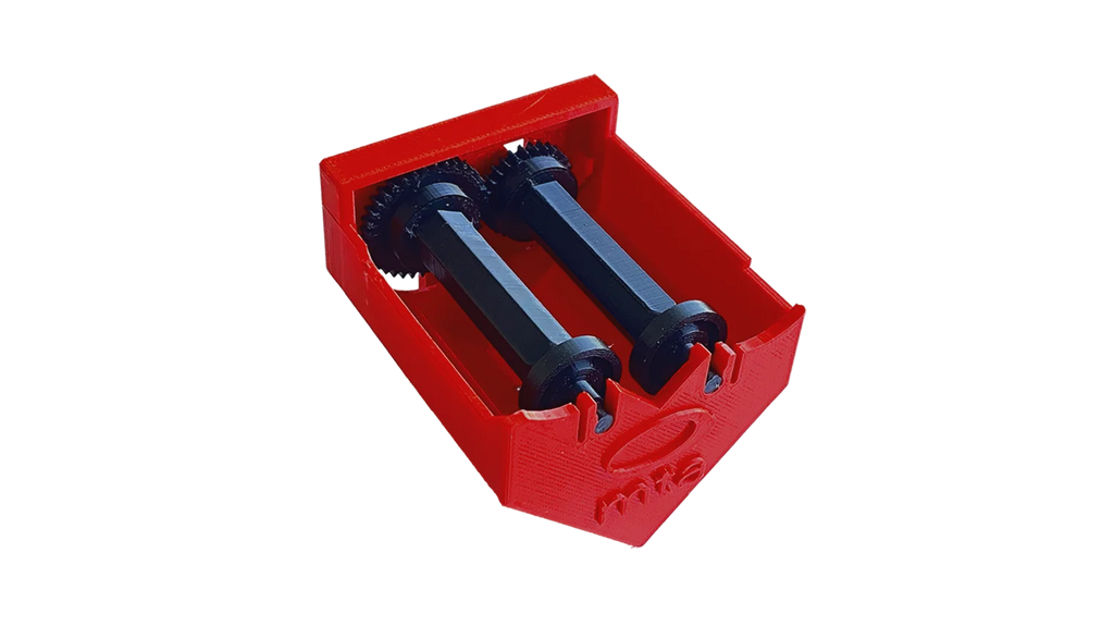 Tin receiver with rollers
