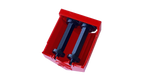 Tin receiver with rollers