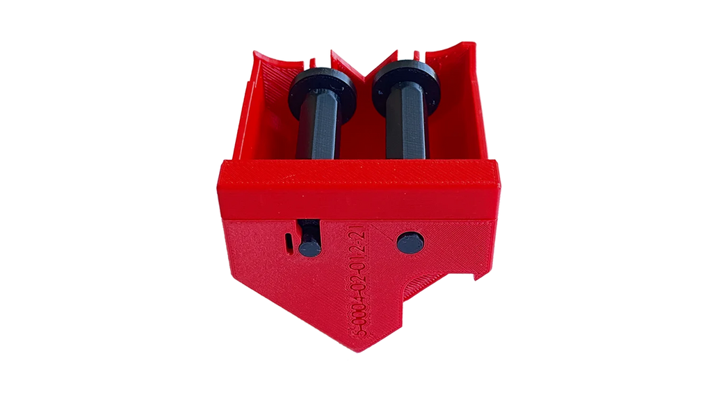Tin receiver with rollers