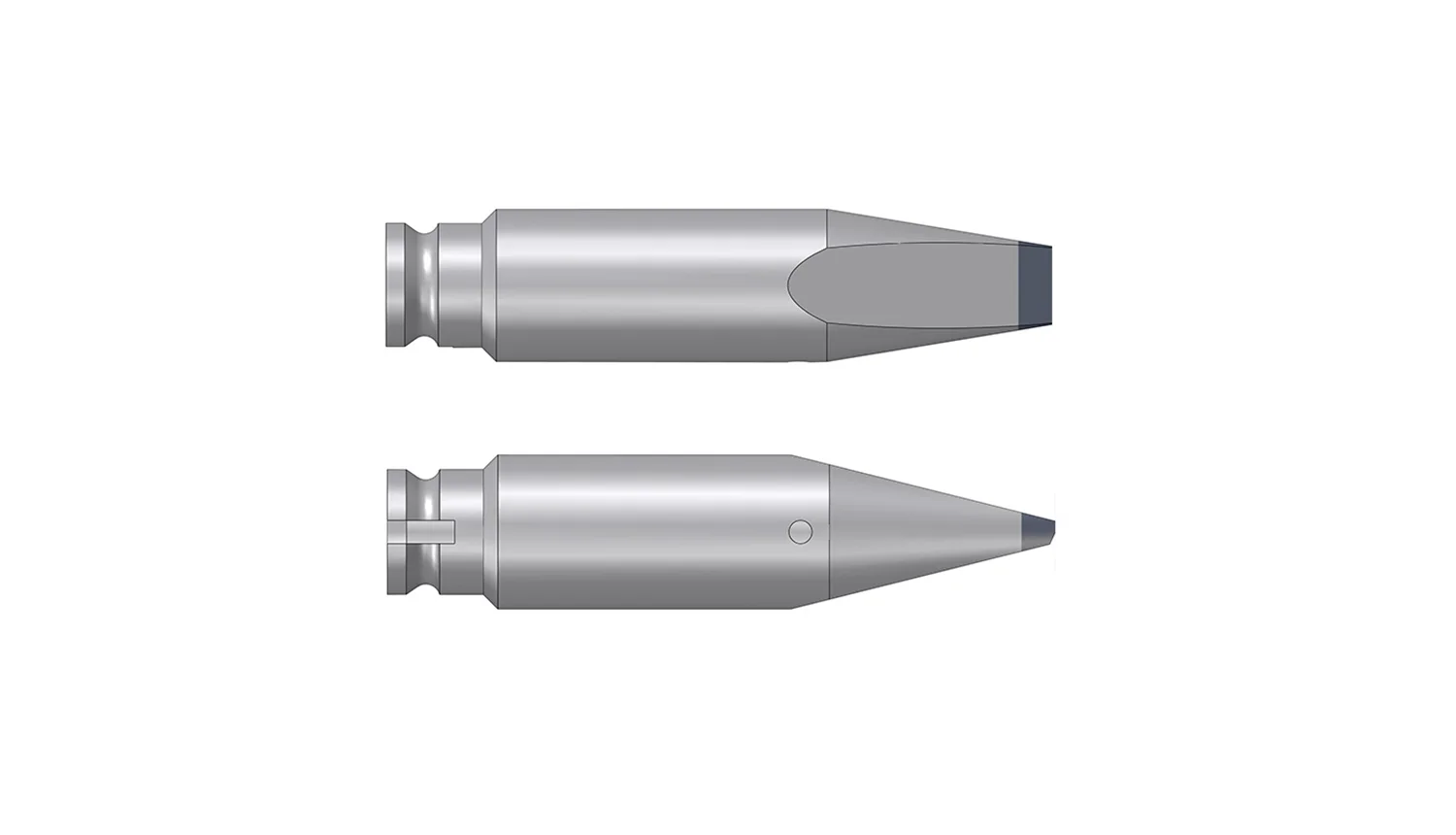 Chisel shaped solder tip 150W 4.0mm L Body 8.0mm