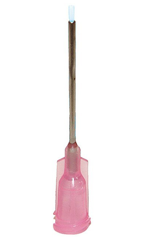PTFE LINED NEEDLE, 0.610 MM X 1" PINK