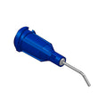 NEEDLE 0.406 MM X 1/2" BENT 45 DEG BLUE