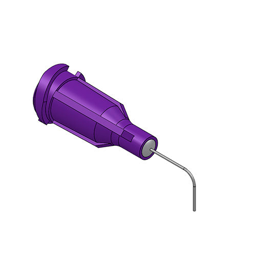 NEEDLE 0.152 MM X 1/2" BENT 90 DEG LAVENDER