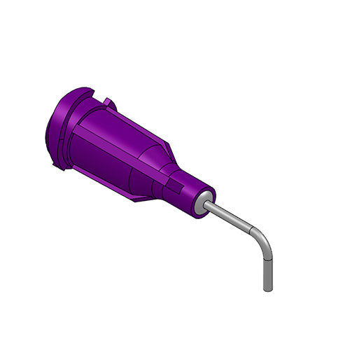 NEEDLE 0.508 MM X 1/2" BENT 90 DEG PURPLE