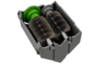 Récepteur d'étain avec rouleaux